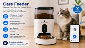 care feeder smart feeding device with app control for daily cat meal management