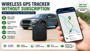 wireless gps tracker without subscription with smartphone live tracking and accurate location