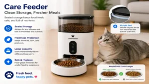 care feeder sealed storage system keeping pet food fresh clean and hygienic