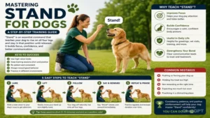 stand for dogs guide with easy training steps and common mistakes to avoid