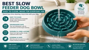 easy-to-clean best slow feeder dog bowl for convenient everyday use