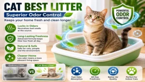 cat best litter with superior odor control technology for a fresher and cleaner home