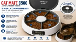 cat mate c500 automatic pet feeder product info and reviews