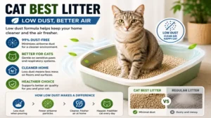 cat best litter low dust formula helping improve air quality and reduce litter tracking