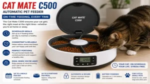 cat mate c500 automatic pet feeder product info and reviews