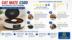 cat mate c500 automatic pet feeder product info and reviews