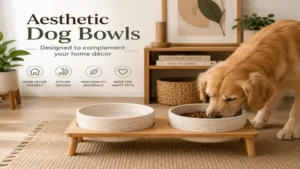 Decorative aesthetic dog bowls that complement modern interior dΓ©cor