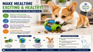 Dog food toys that make mealtime exciting while supporting mental and physical health