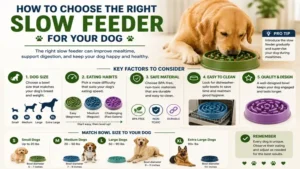 Are slow feeders good for dogs? Choosing the right slow feeder based on a dog’s size, eating habits, and needs